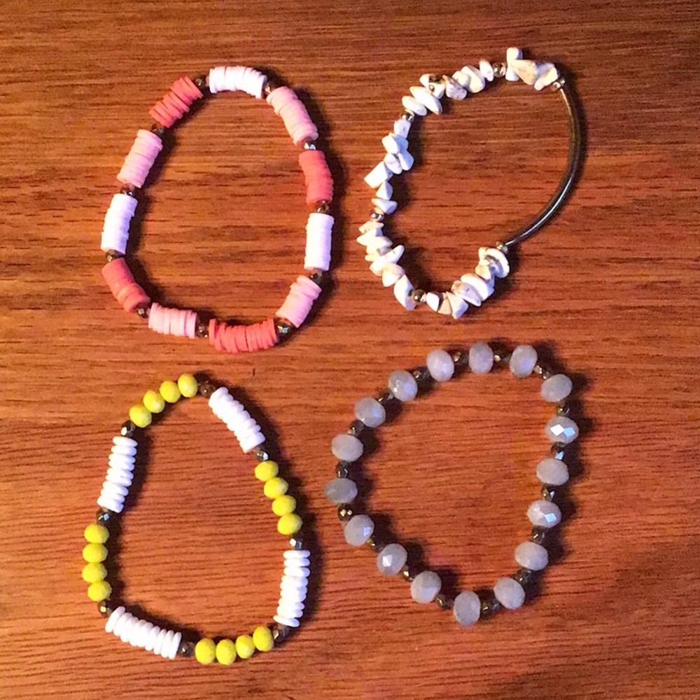 Bracelet stacks π 4 bracelets - Picture 2 of 7